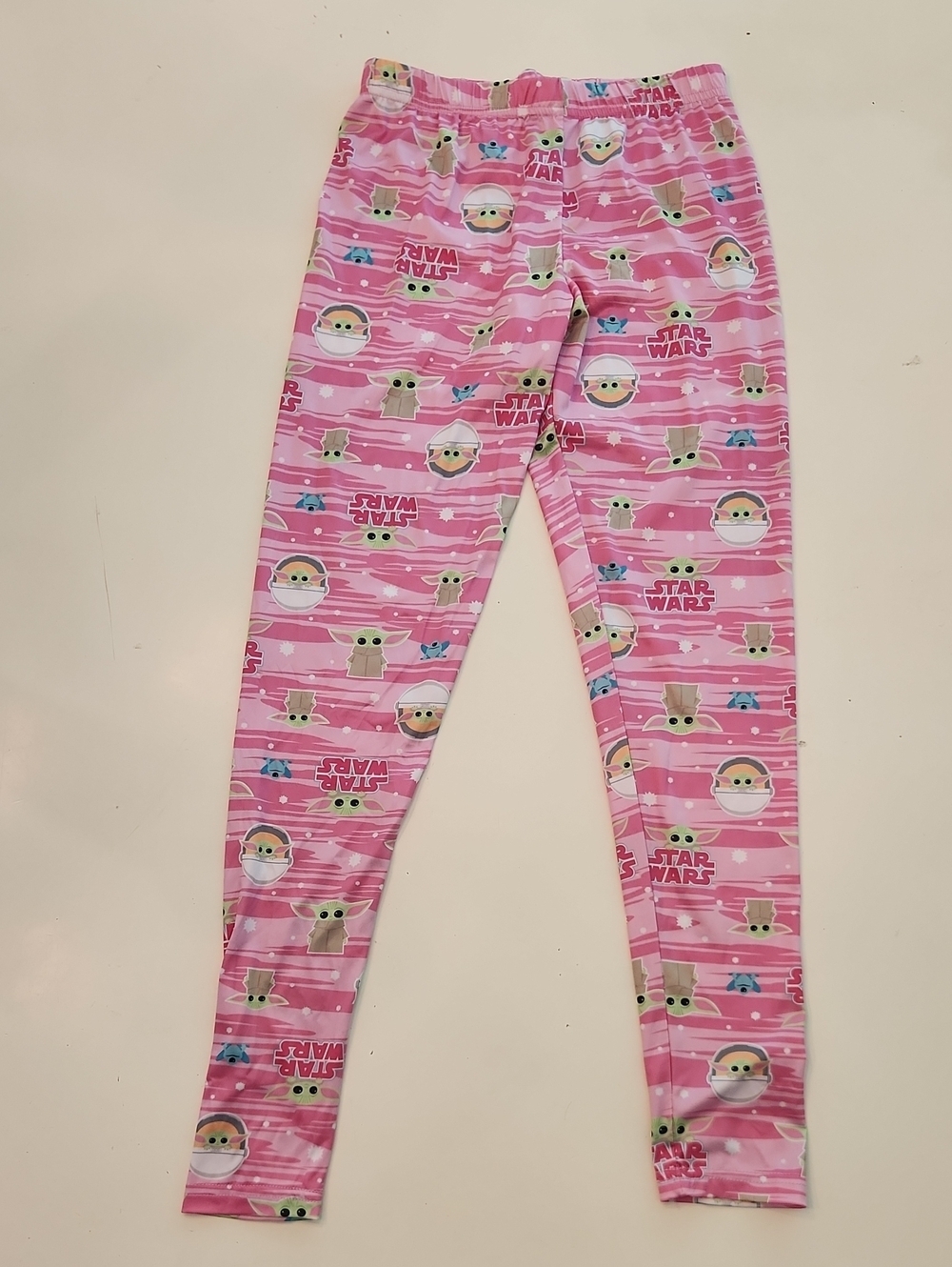 Star Wars X Cuddl Duds Yoda Grogu Pink Pajama Pants Size 10 12